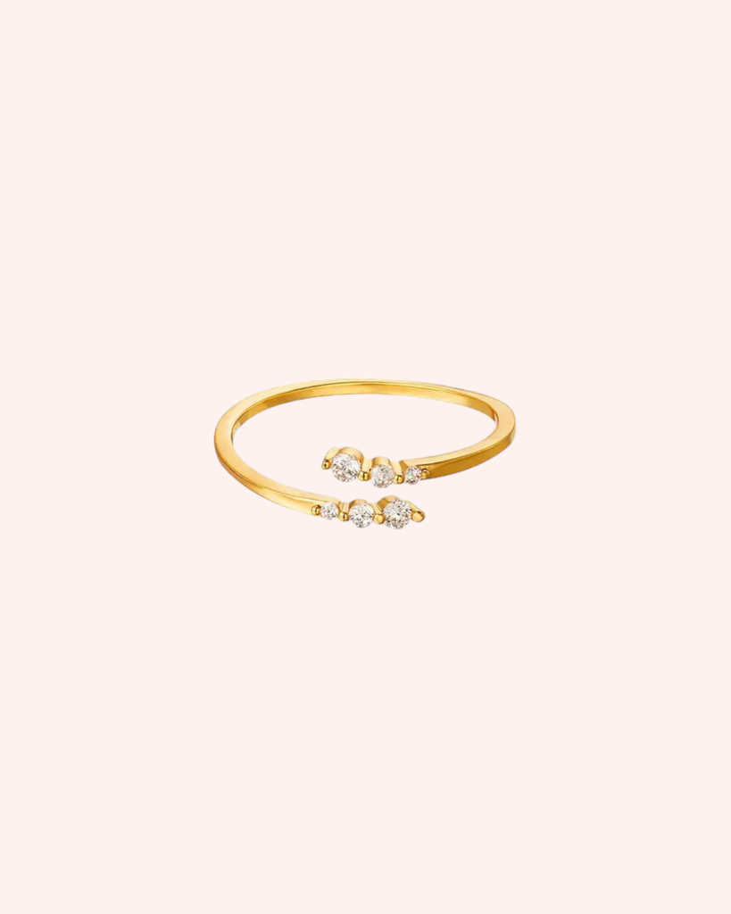 Ring Connect Gold mit Zirkonia