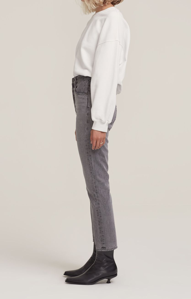 Jeans Riley High Rise Straight in Inkjet