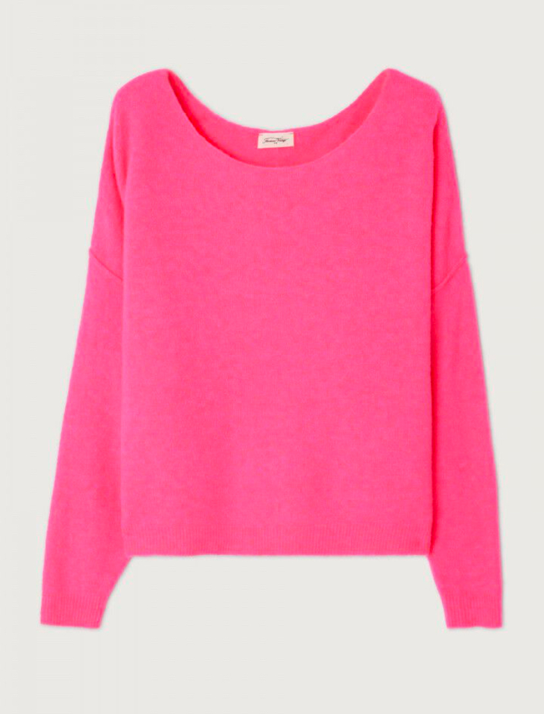 Pullover Damsville in Rose Fluo