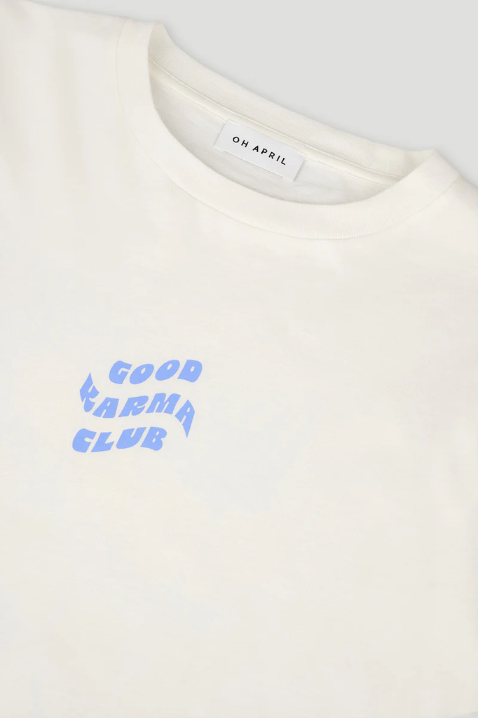 T-Shirt Good Karma Club Off White