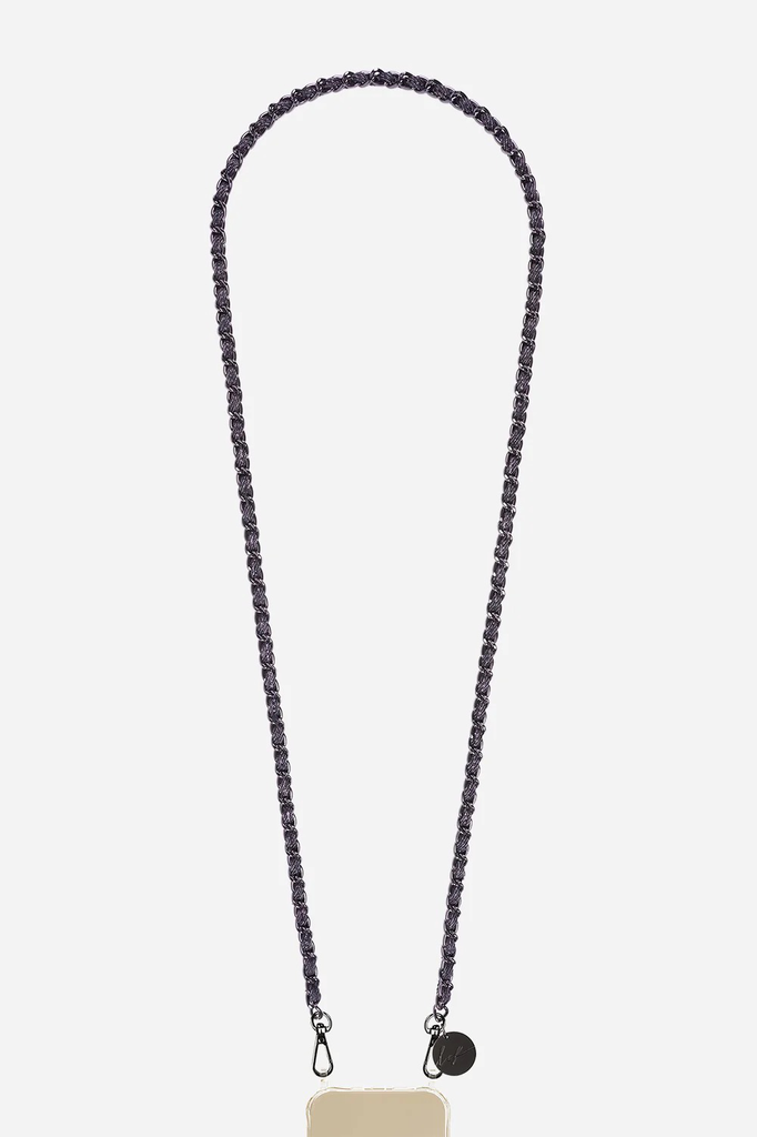 Handykette Kettenglieder Cali Schwarz Stoff