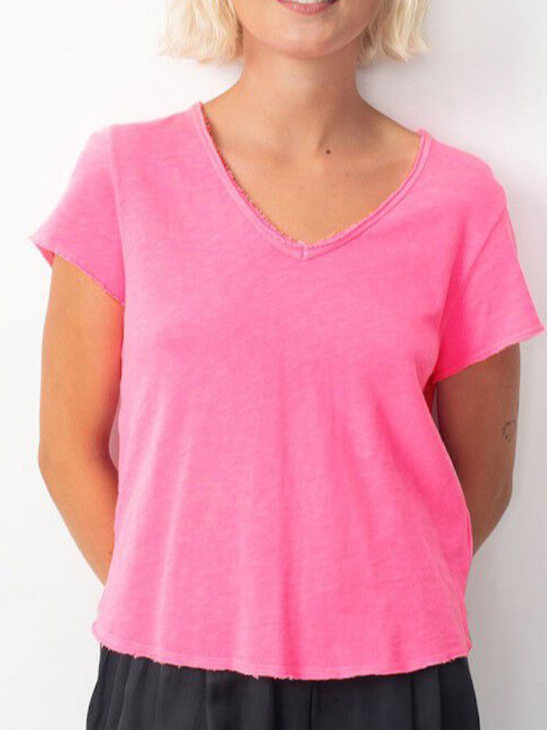 T-Shirt Sonoma in Pink Fluo