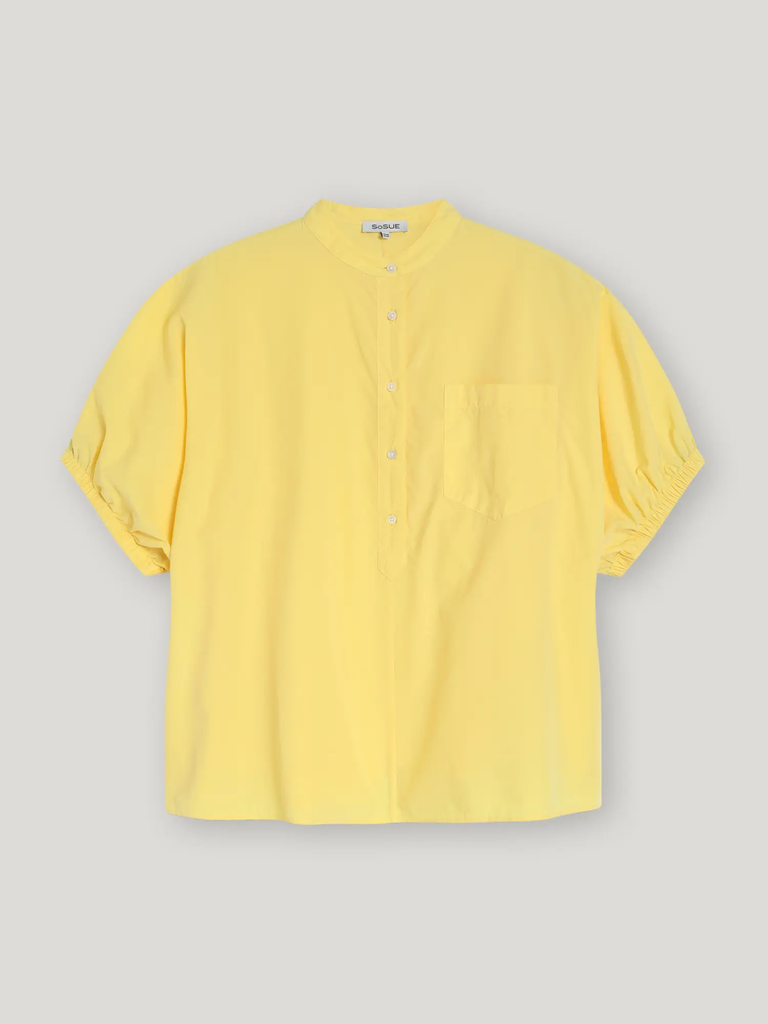 Bluse Cowboy Button Light Yellow