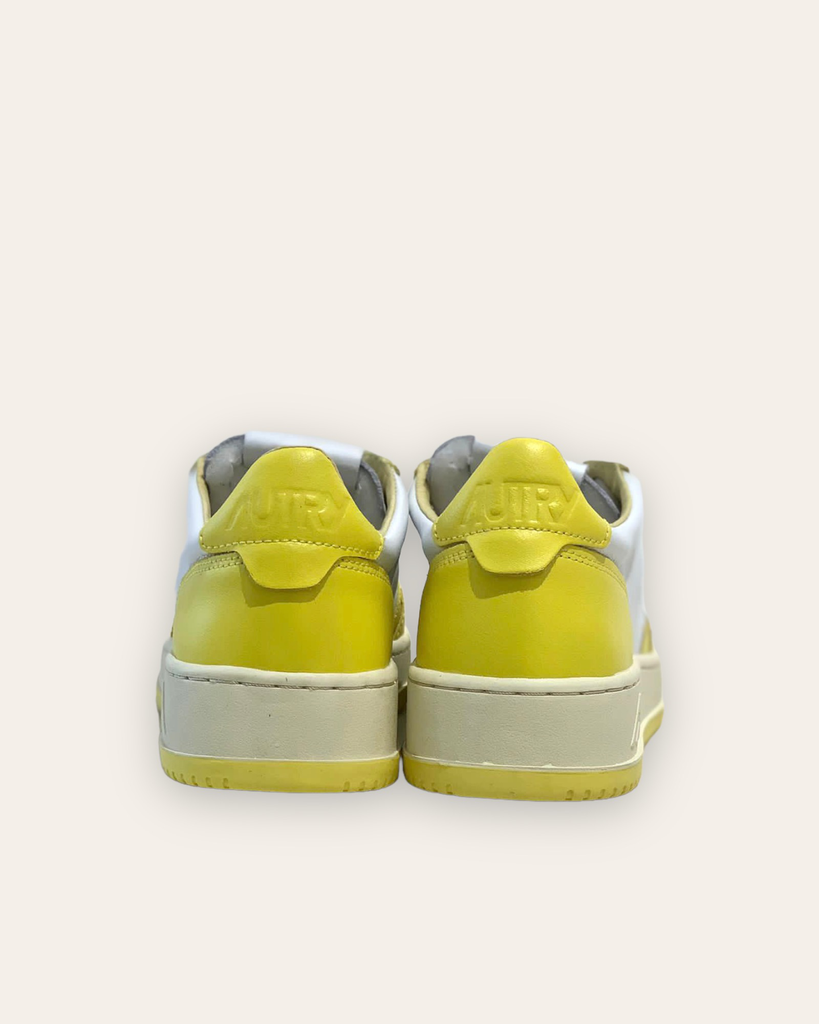 Sneaker Bicolor in Gelb