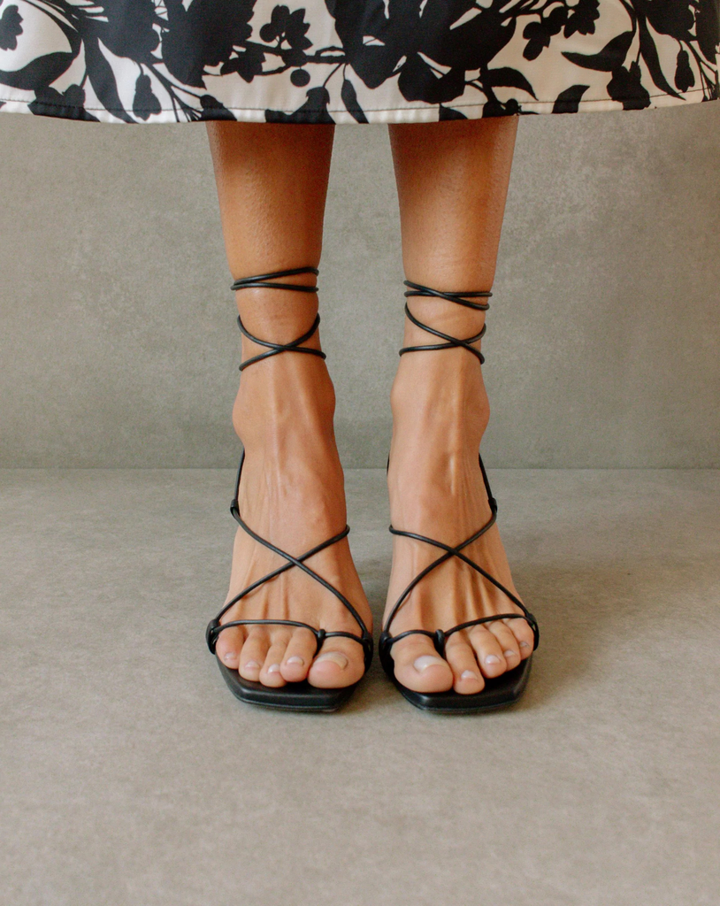 Sandale Bellini mit Absatz in Schwarz