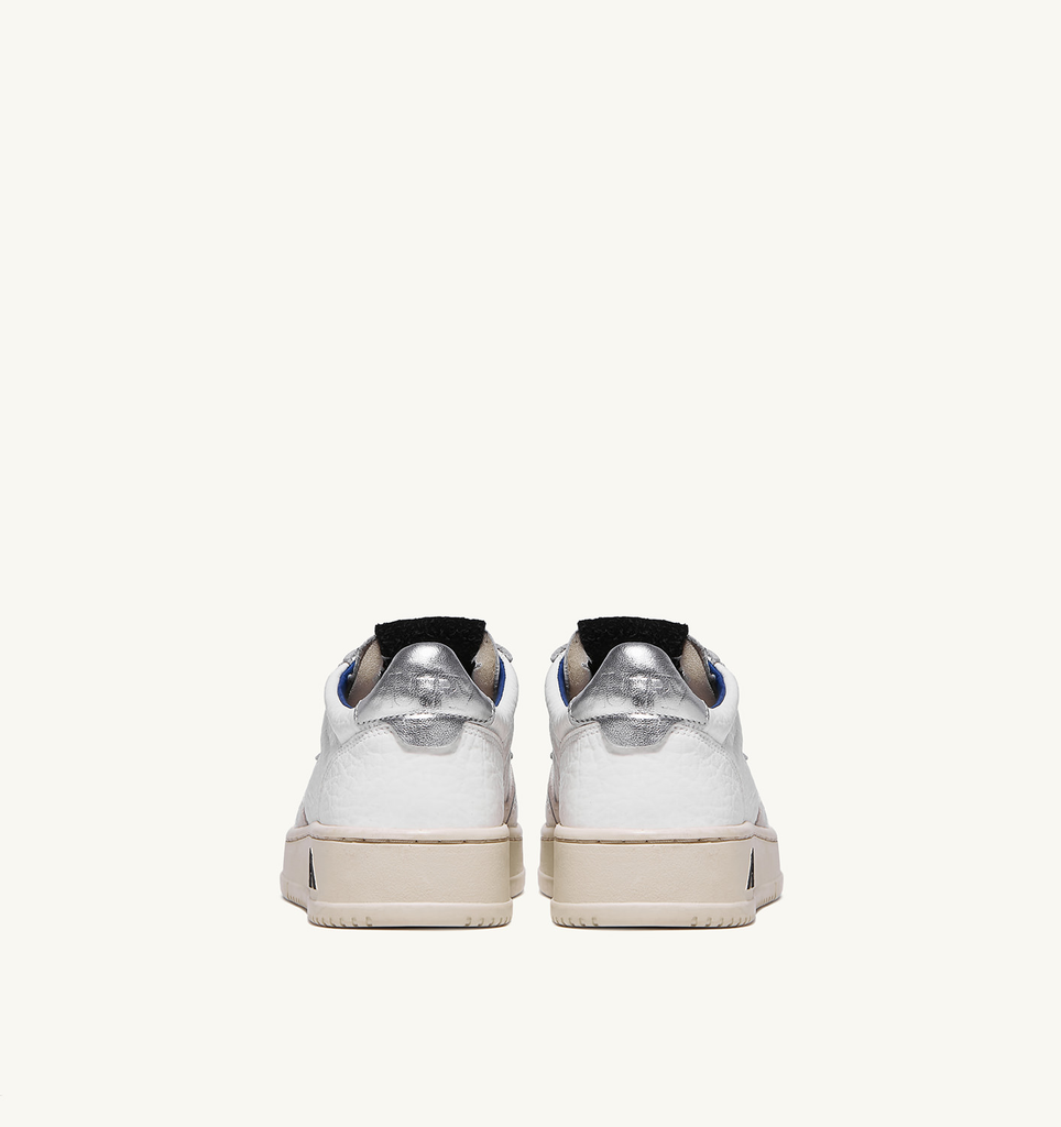 Sneaker in Weiß/Silber/Schwarz