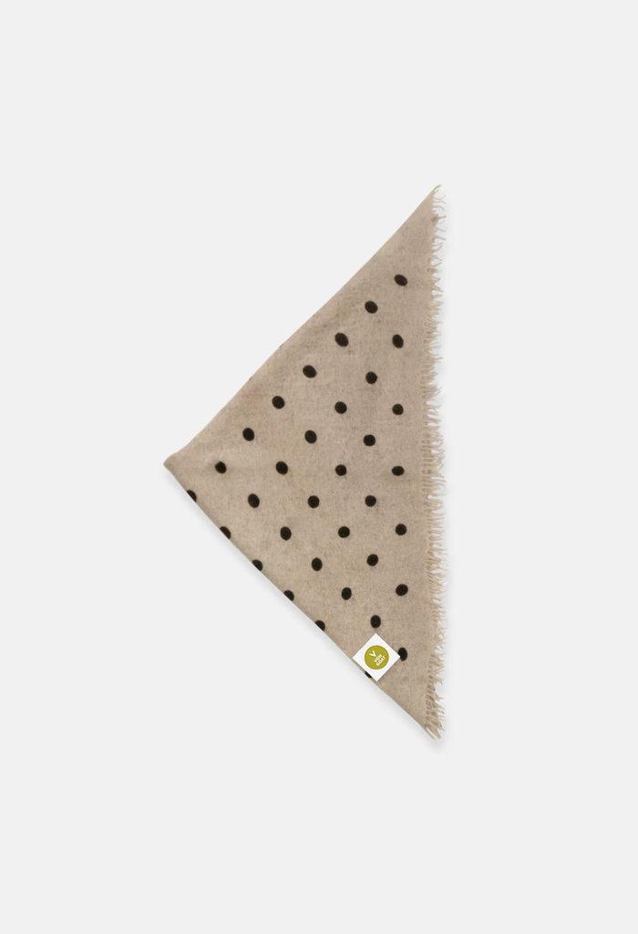 Tuch Bandana Polka Dots Canteen Greige
