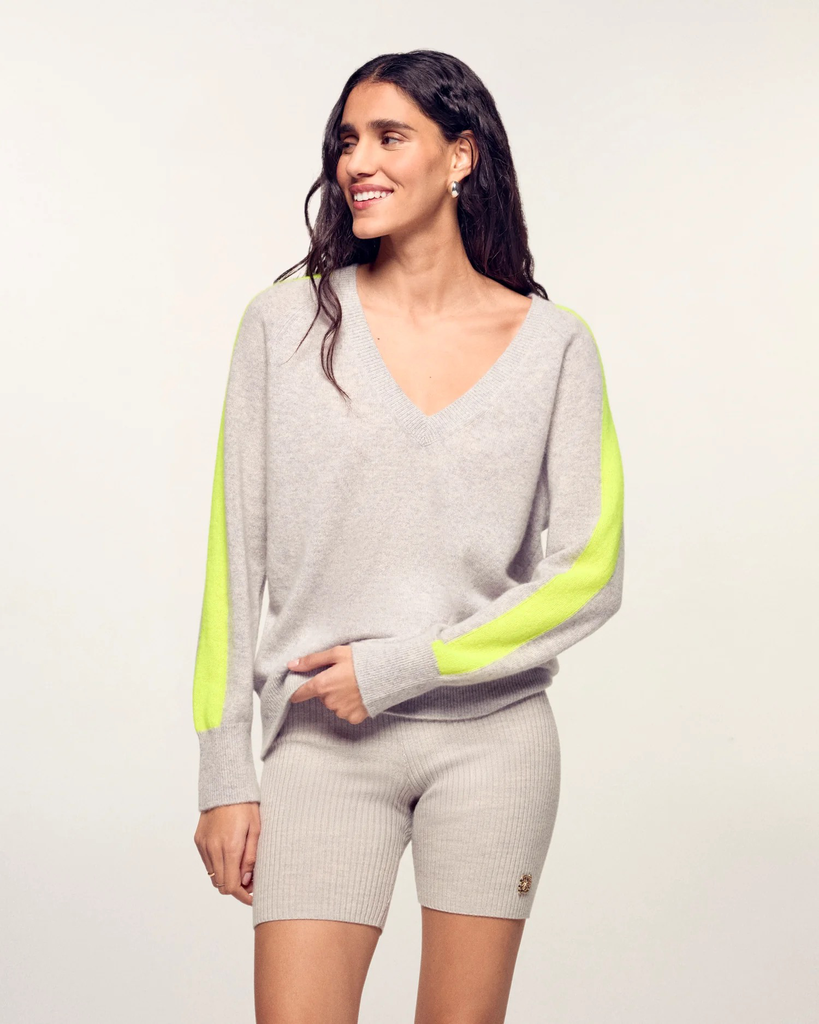 Pullover Gris Chine Neon