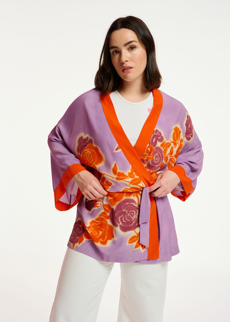 Kimono Devoted Lila/Orange/Violett