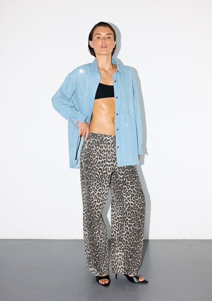 Overshirt Polly Light Blue