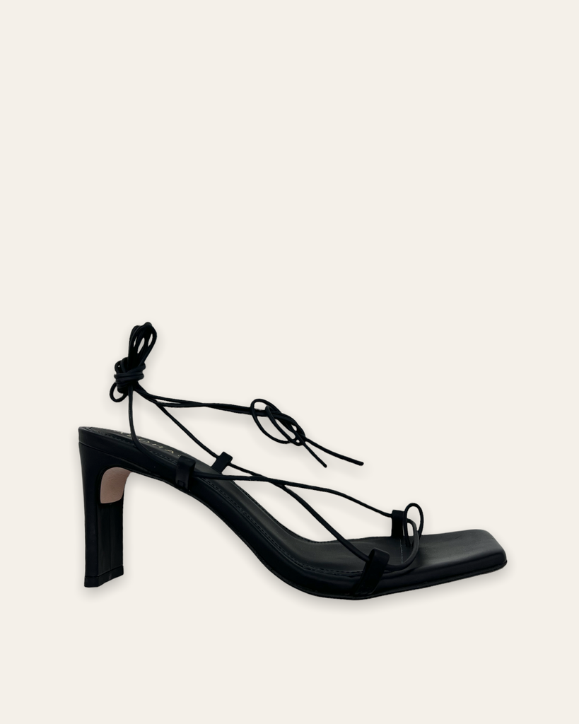 Sandale Bellini mit Absatz in Schwarz