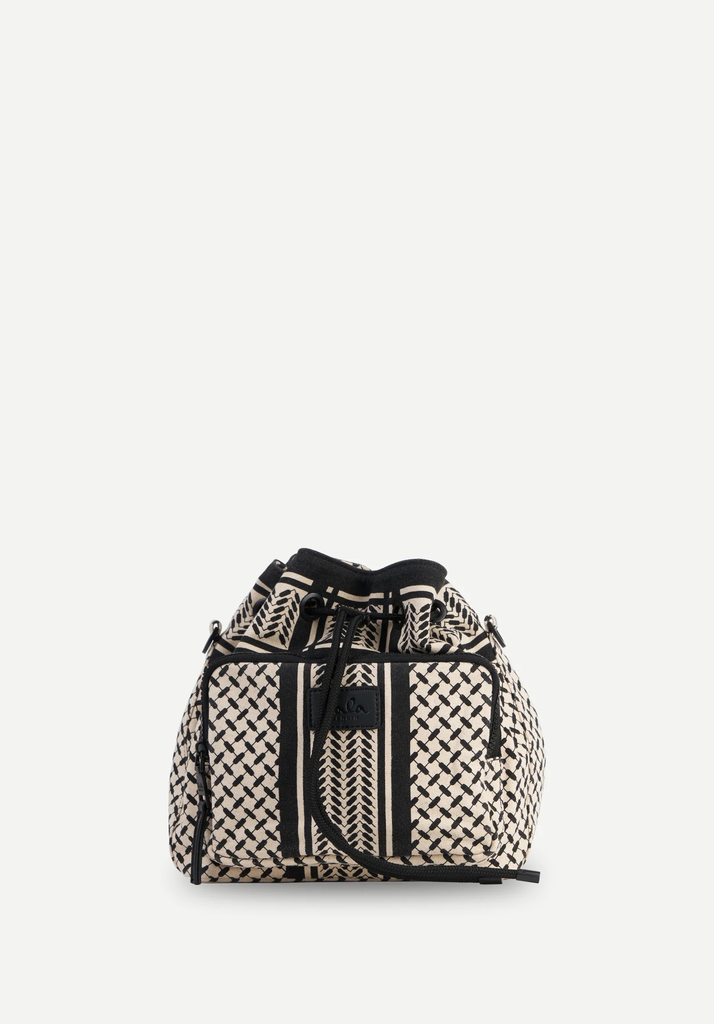 Bucket Bag Minka Heritage Stripe Black