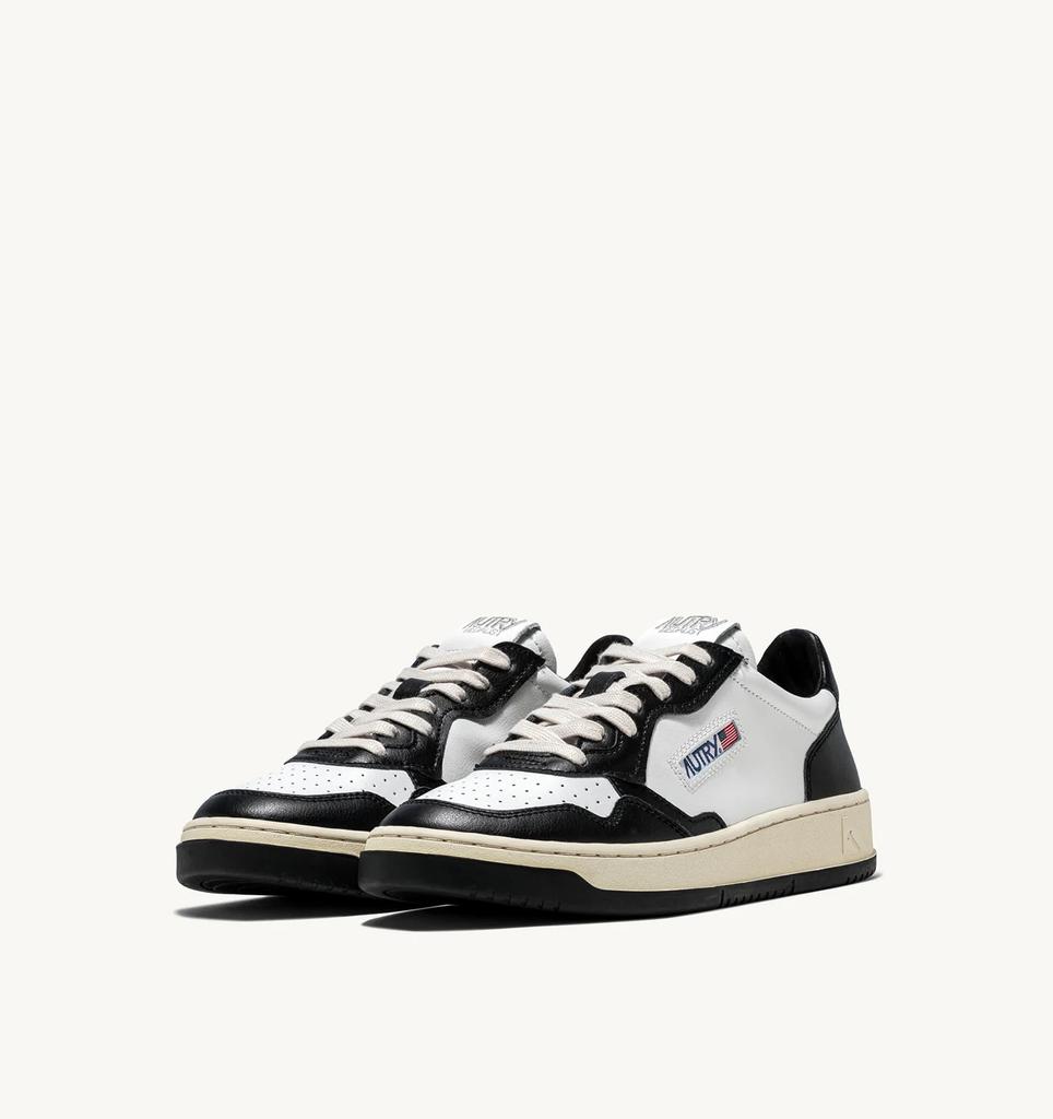 Sneaker Bicolor in Weiß/Schwarz