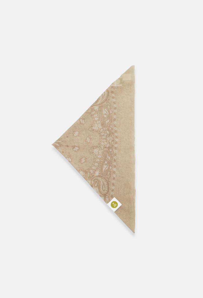 Tuch Bandana Calvina Paisley B Beige