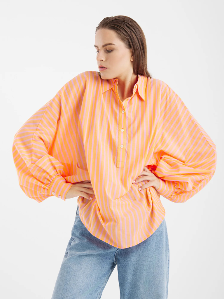 Bluse Antonia Voile Coral Pink