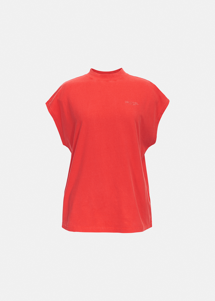 T-Shirt Bleeve in Rot