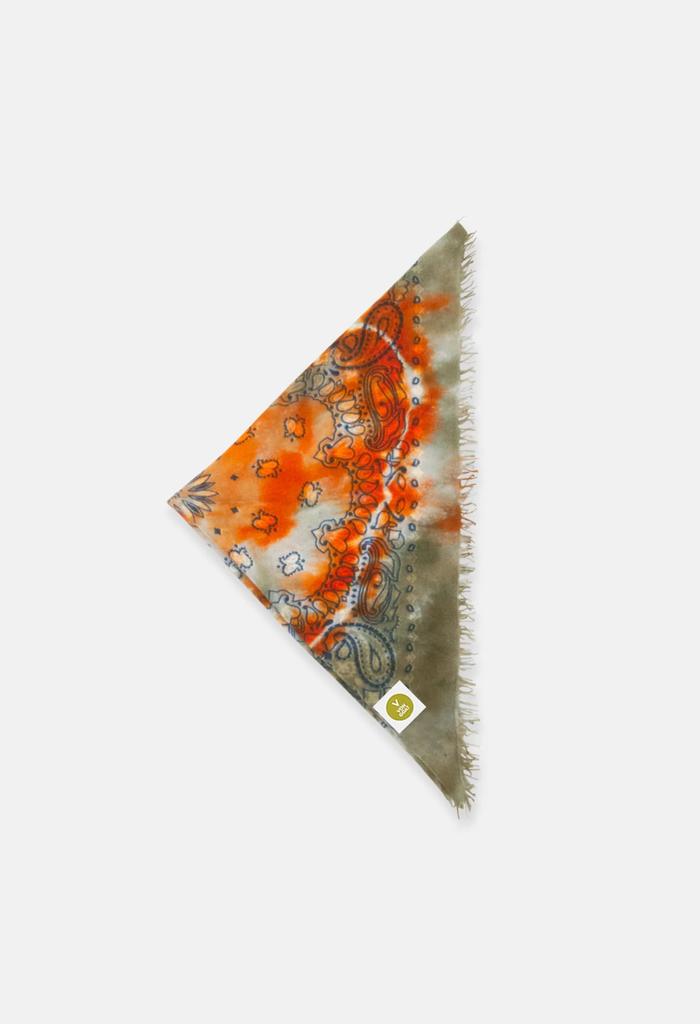 Tuch Bandana Paisley Ice Dye B