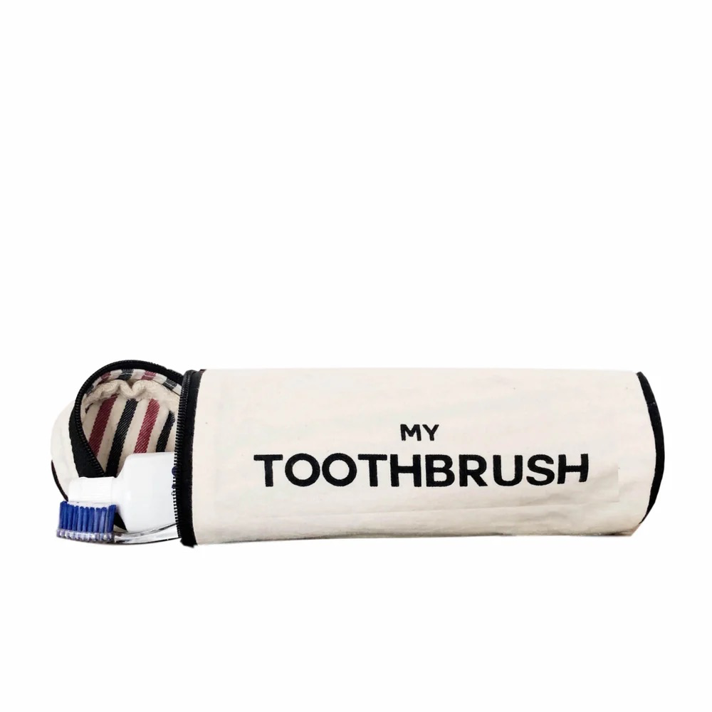 Tasche My Toothbrush in Weiß