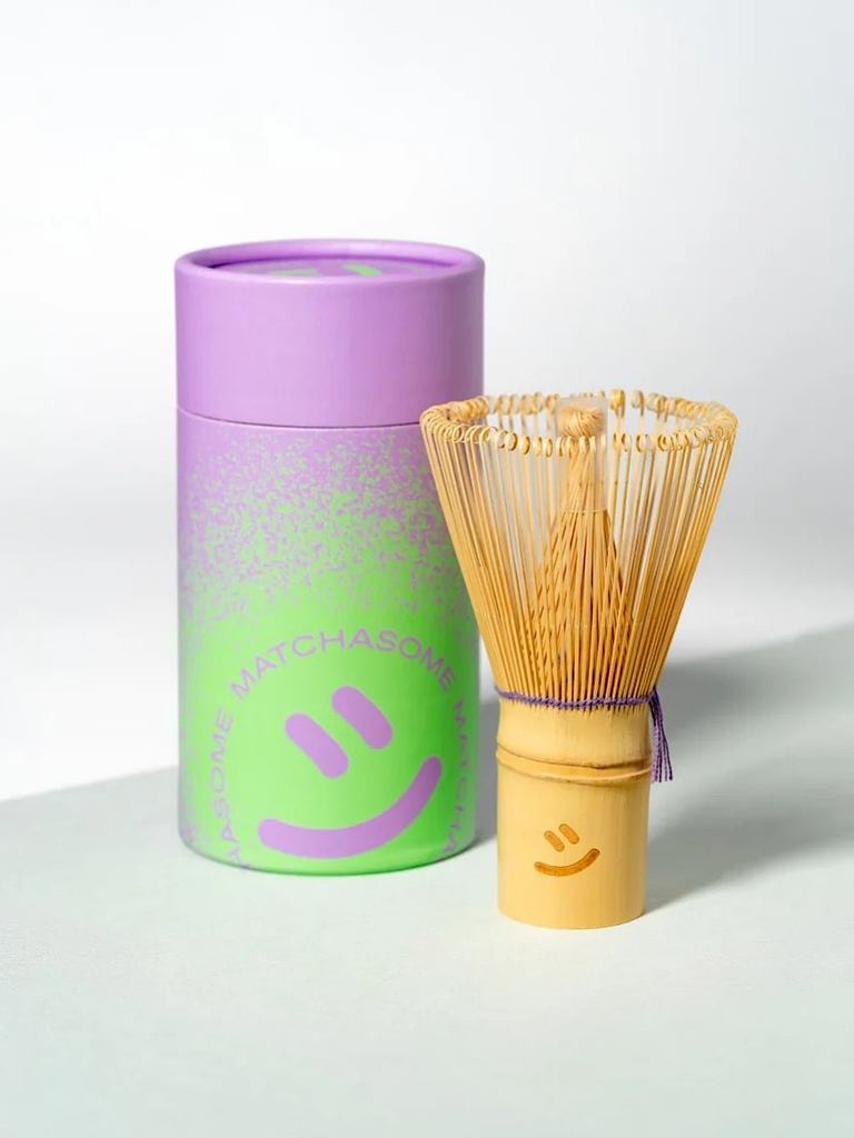 Matcha Besen Happy Classic Lila