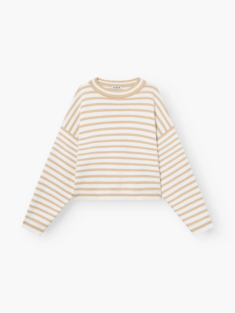 Pullover Sailor Beige Offwhite