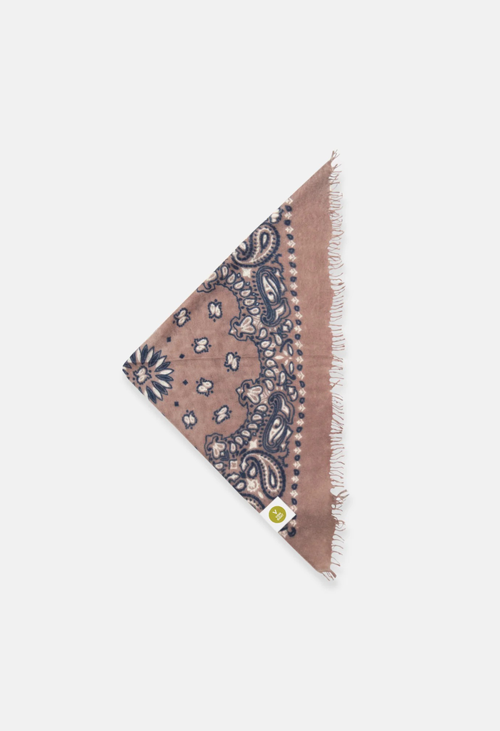 Tuch Bandana Cashmere Paisley H mit Fransen