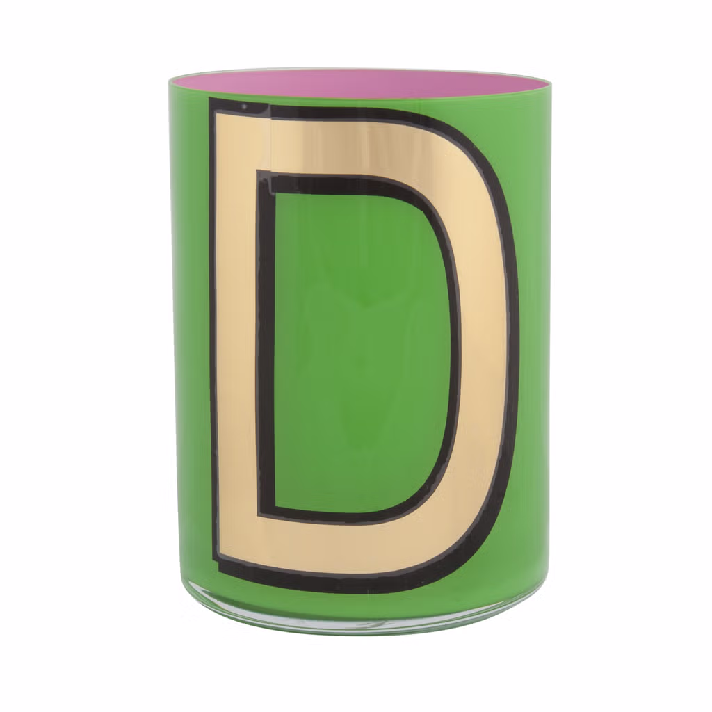 Pencil Pot Buchstabe D Grün