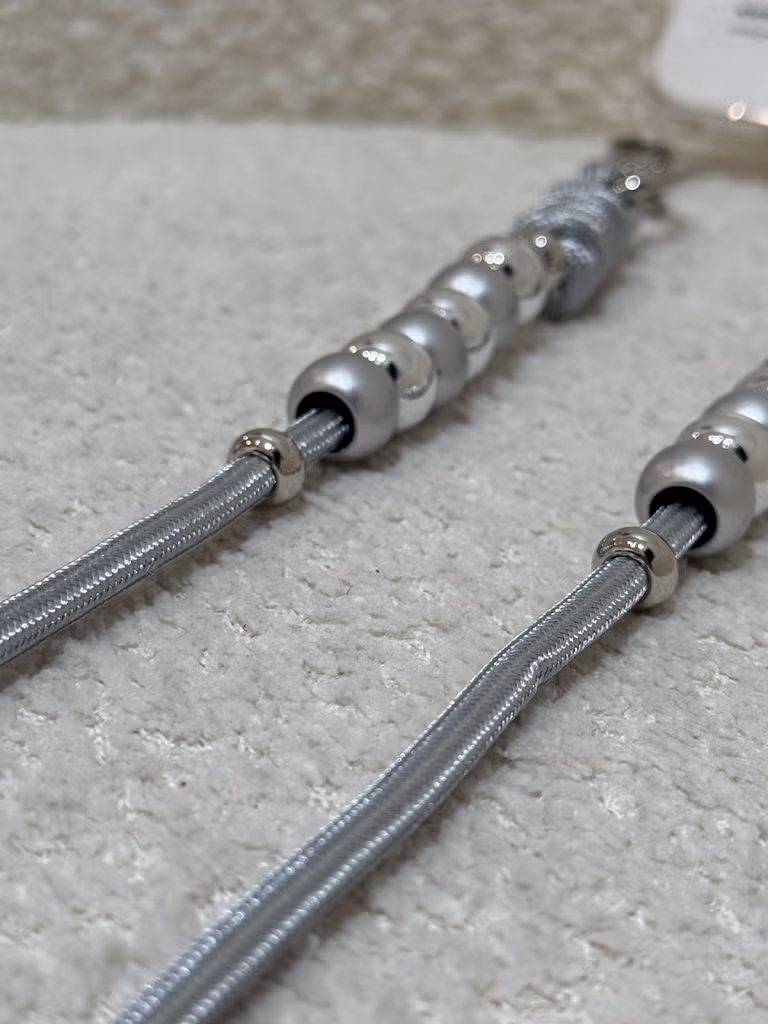 LaCoqueFrancaise - Handykette Inaya Silber mit Perlen