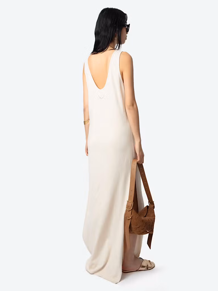 Zadig & Voltaire - Kleid Deva Wings Leinen in Ecru