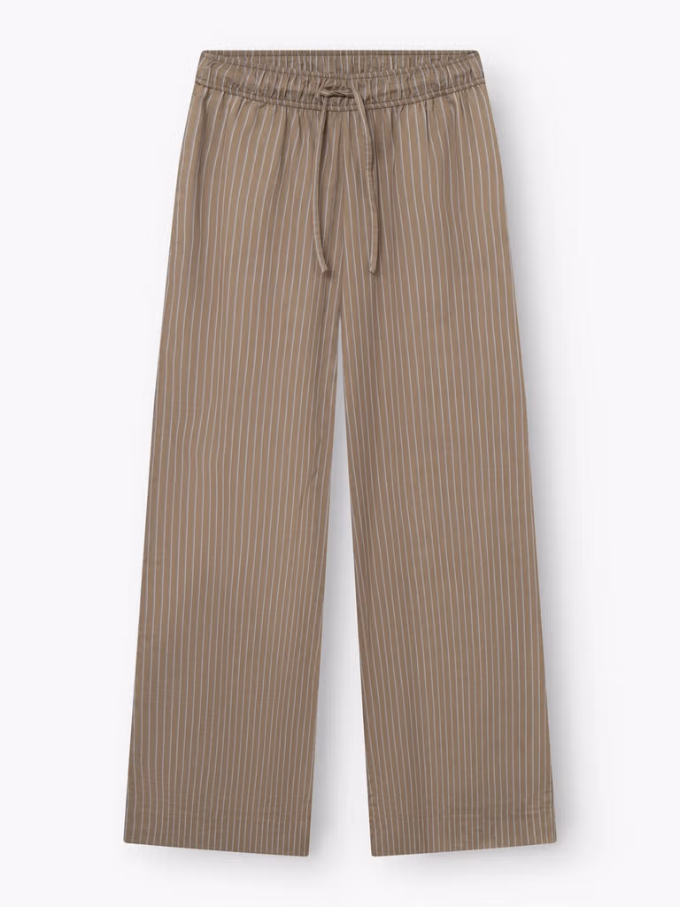 Hose Josy Voile Taupe Stripes
