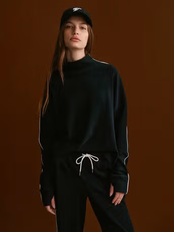 Varley - Sweater Rona High Neck Black