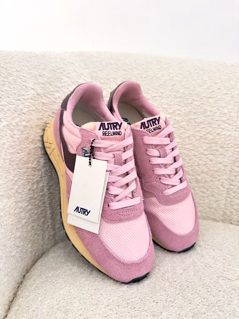 Autry - Sneaker Reelwind Suede/Mesh Rosetea