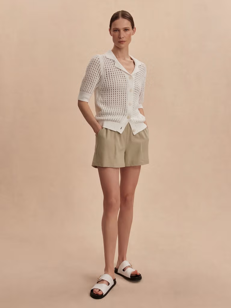 Varley - Shirt Ellie Knit White