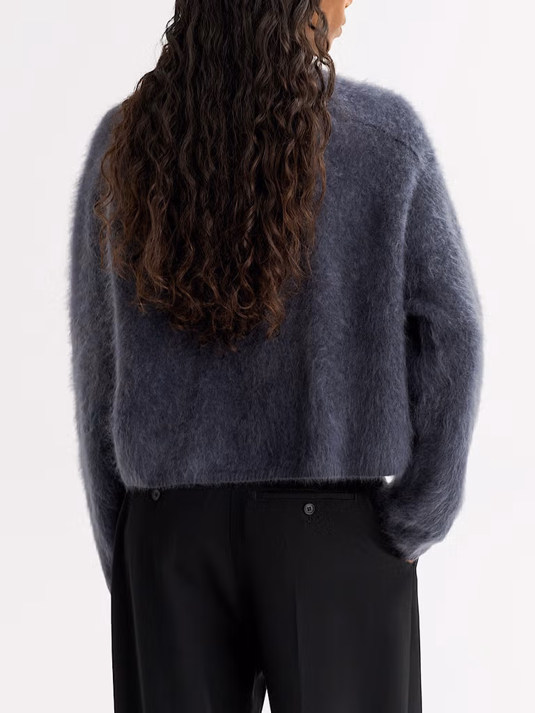 Soft Goat - Pullover Brushed Crewneck Anthracite