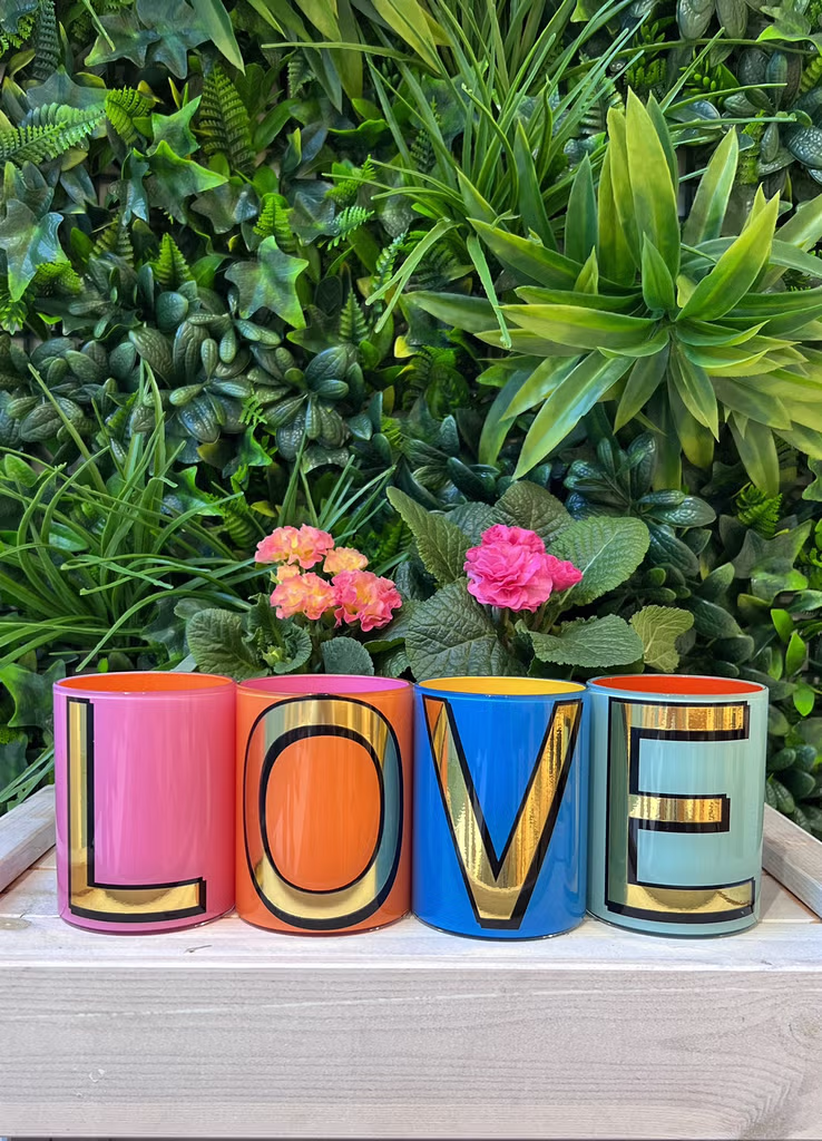 Bridie Hall - Pencil Pot Buchstabe D Grün