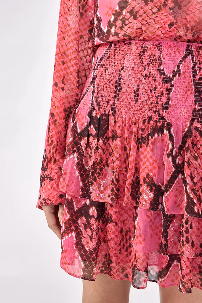 Lala Berlin - Rock Skirt Salma in Hot Pink