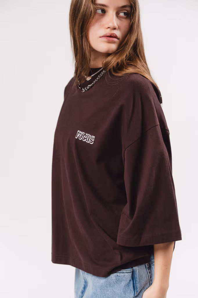 Karo Kauer - T-Shirt Cropped Brown
