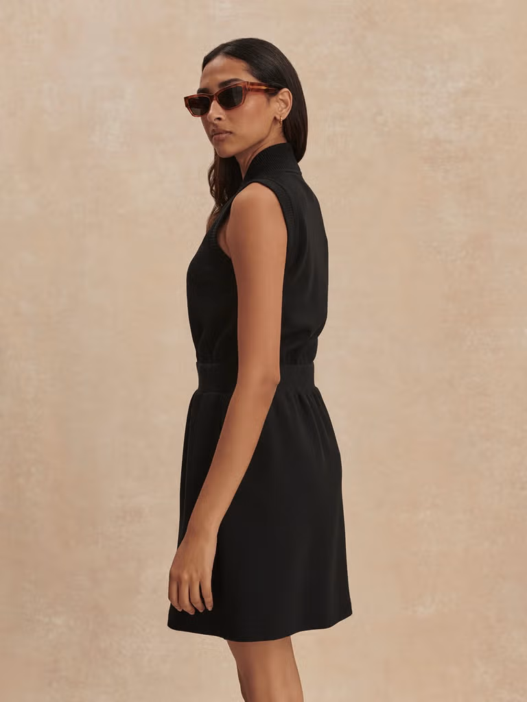 Varley - Kleid Polyanna Half Zip Black