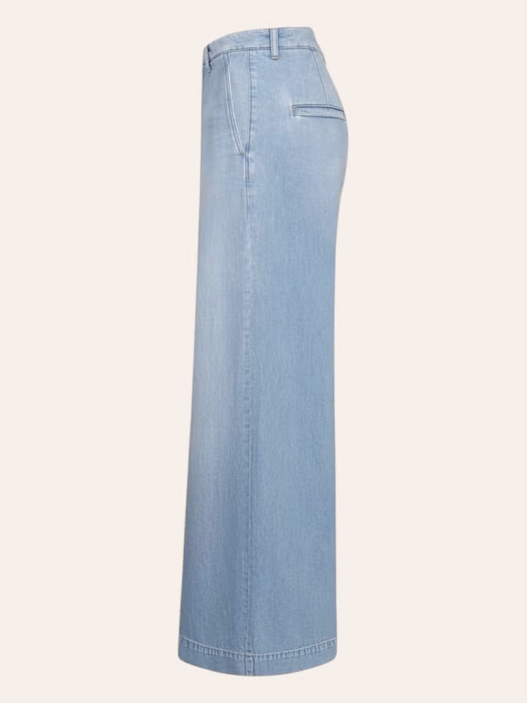 Rossi - Hose Ivon Leinen Mix Denim Hellblau