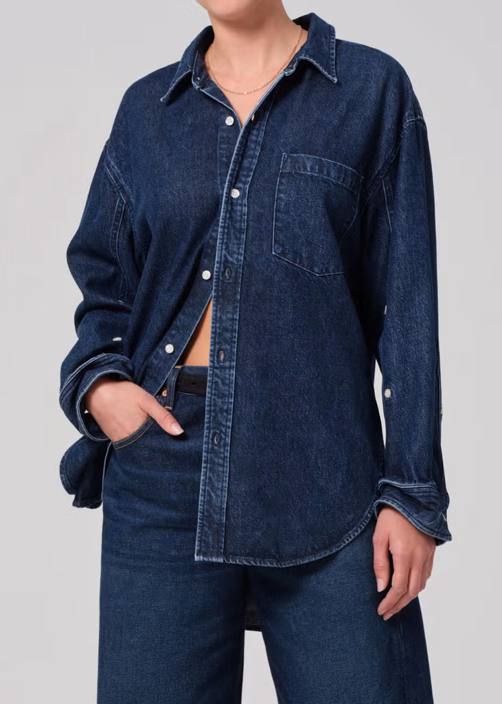 Bluse Kayla Denim Shirt in Artesia