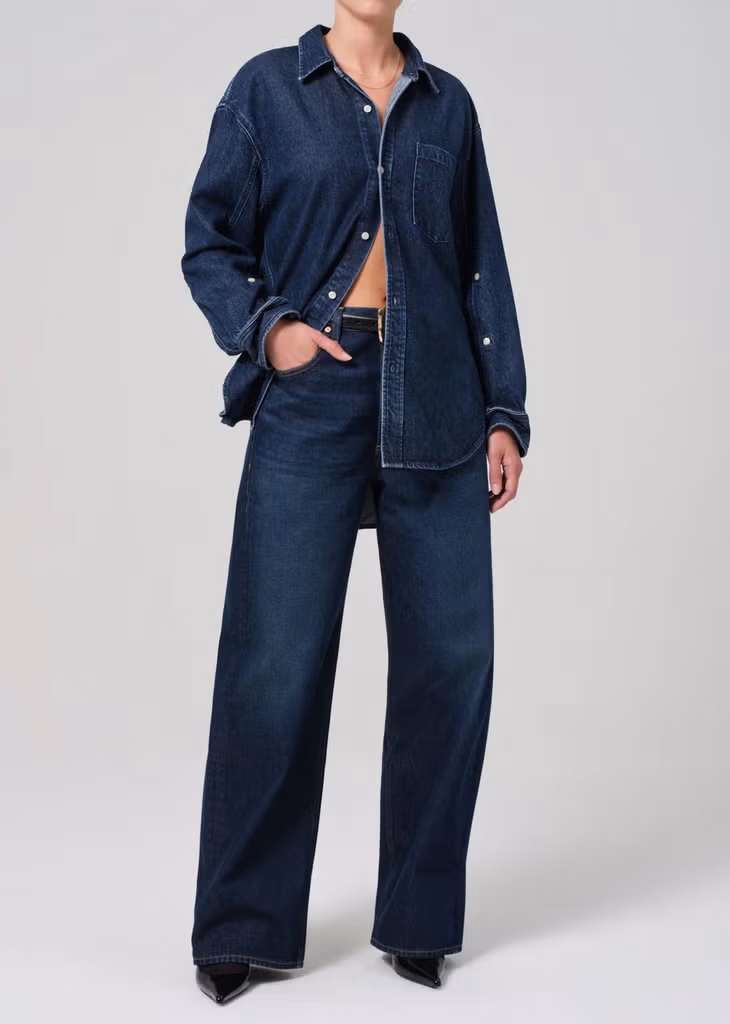 Citizens of Humanity - Bluse Kayla Denim Shirt in Artesia