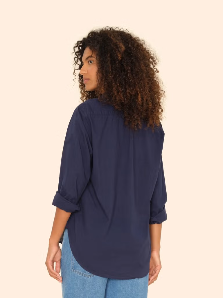 Xirena - Bluse Beau Shirt in Navy