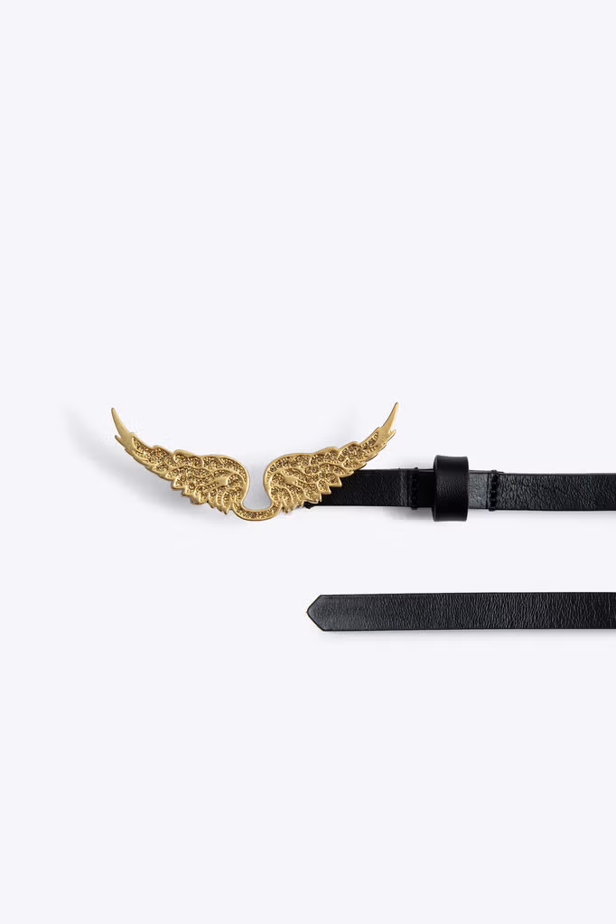 Gürtel Rock Belt Noir Gold