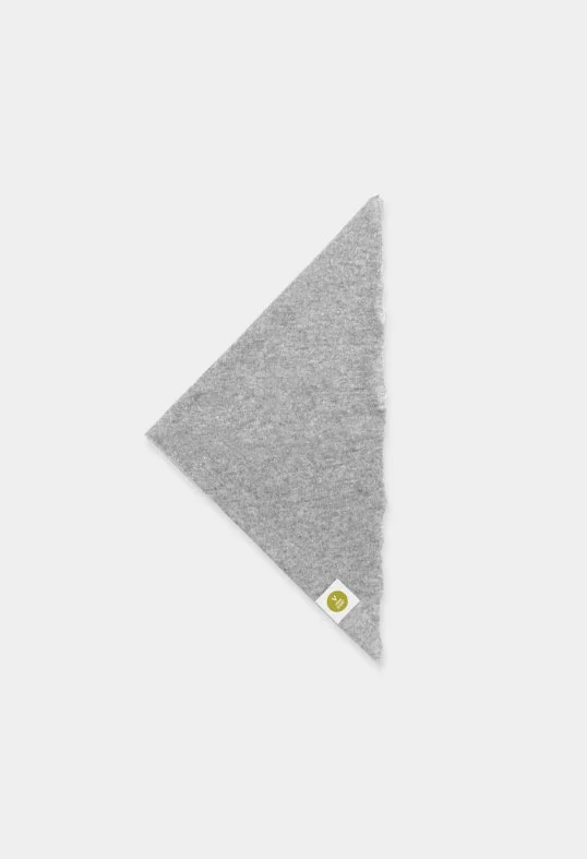 Tuch Bandana Melange Medium Grey Glitter