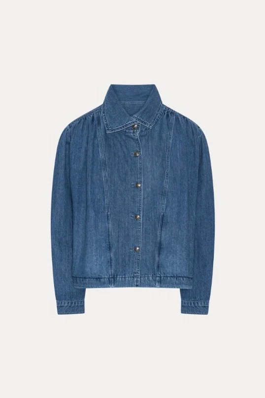 Jeansjacke Gathered