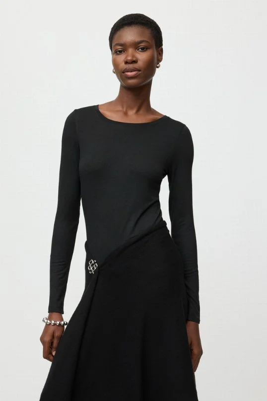 Pullover Lightweight Jersey Schwarz