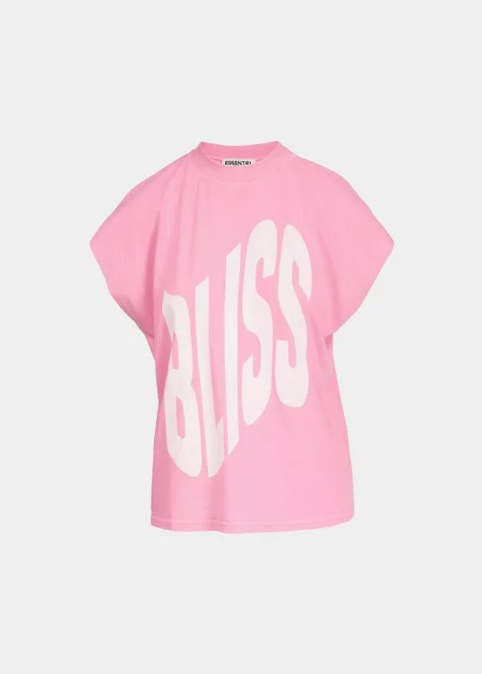 T-Shirt Dolton Pink mit Print