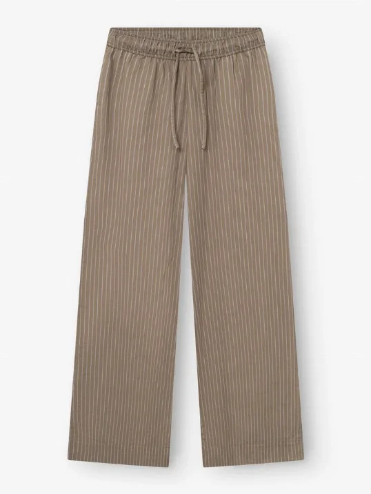Hose Josy Voile Taupe Stripes