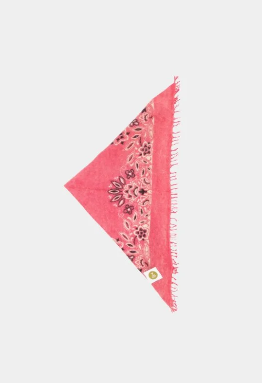 Tuch Bandana Calvina Paisley Y mit Fransen