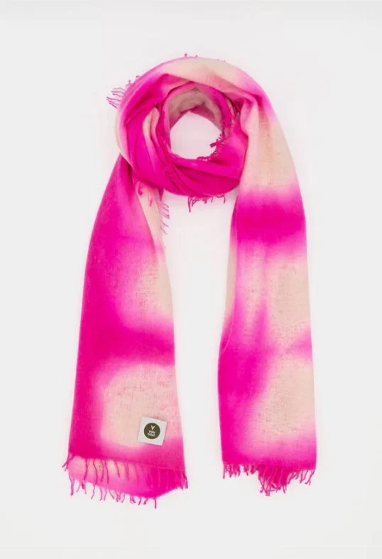 Schal Icebear/Neon Pink