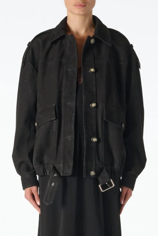 Lederjacke Barrie Black